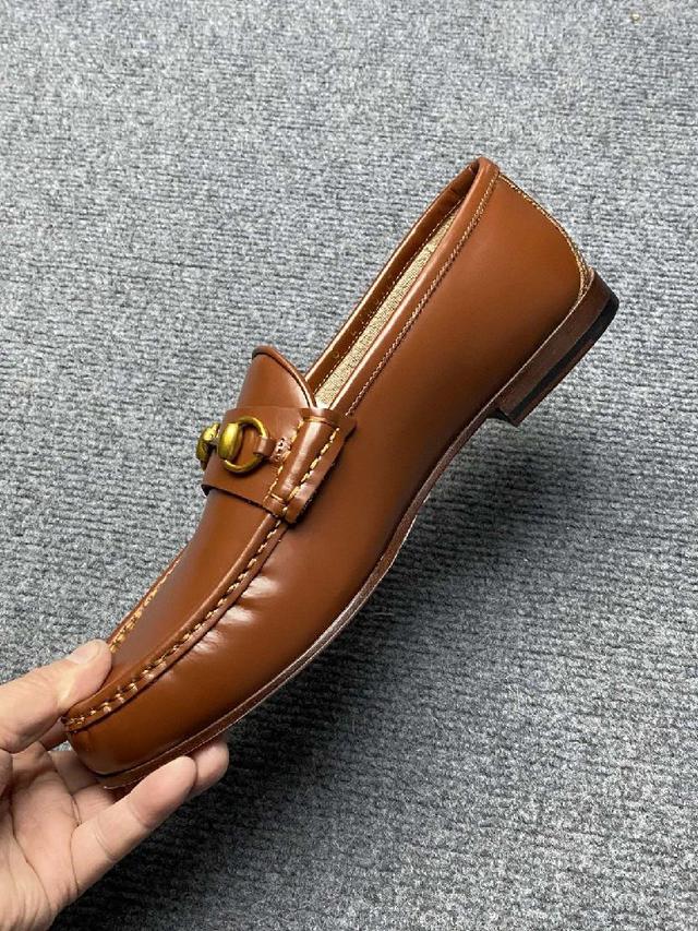 GUCCI古驰男士镜像G乐福鞋专柜同步进口牛皮十进口牛里