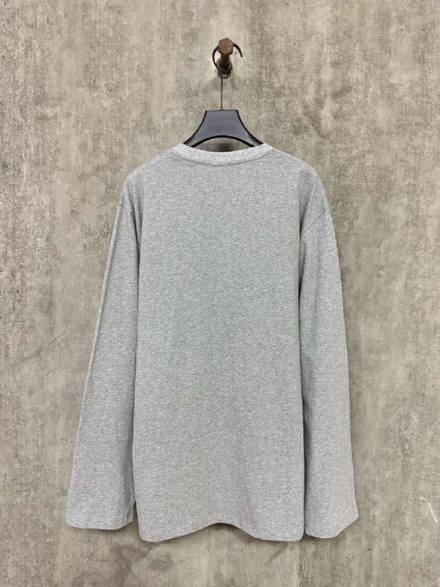 Jil sander 吉尔 桑德 25SS 纯色贴标圆领套头卫衣