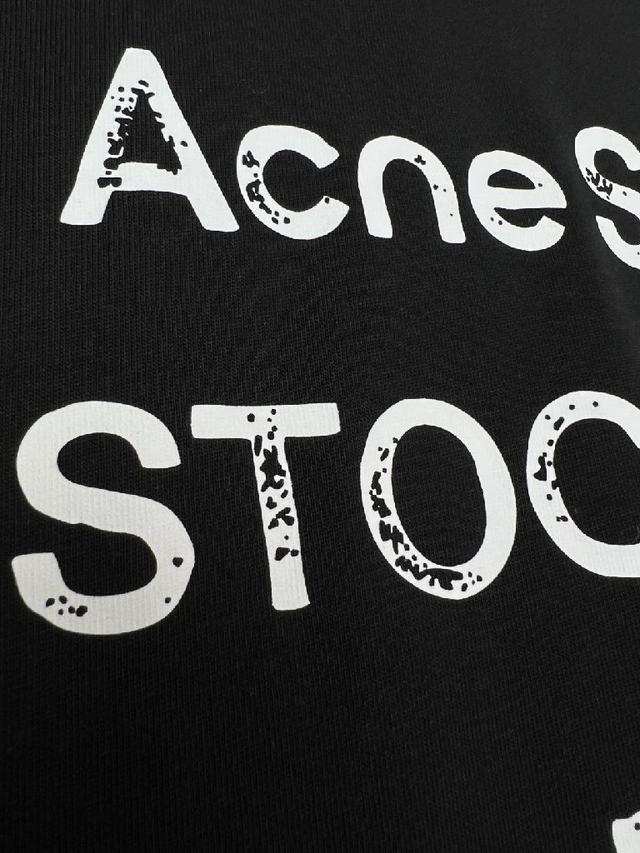 Acne Studios 破坏字母logo短袖T恤