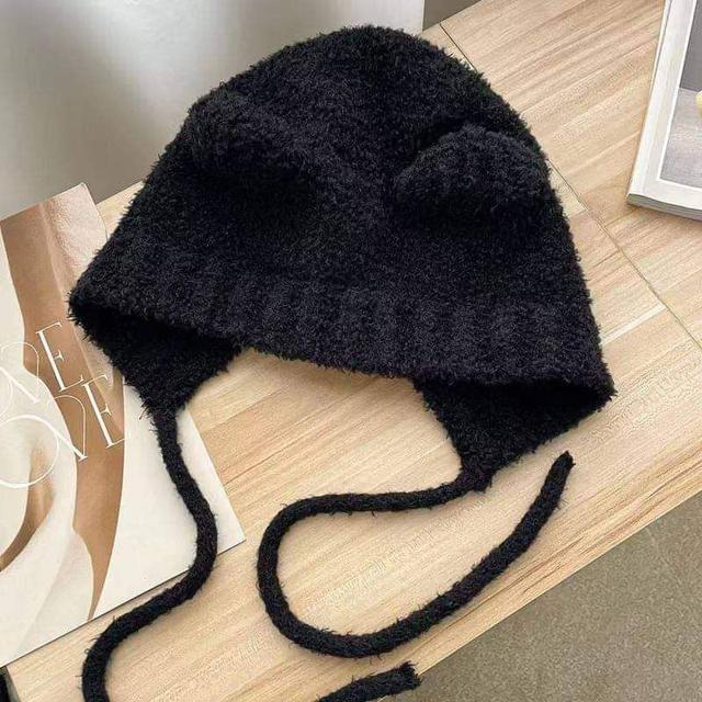 可愛小熊毛絨護耳帽（預購）
