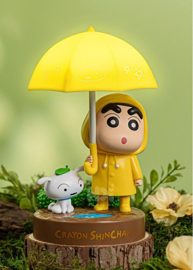 韓國 蠟筆小新 雨衣造型 小夜燈