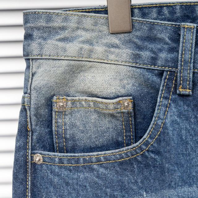 杜嘉班纳DG手绘涂鸦牛仔长裤