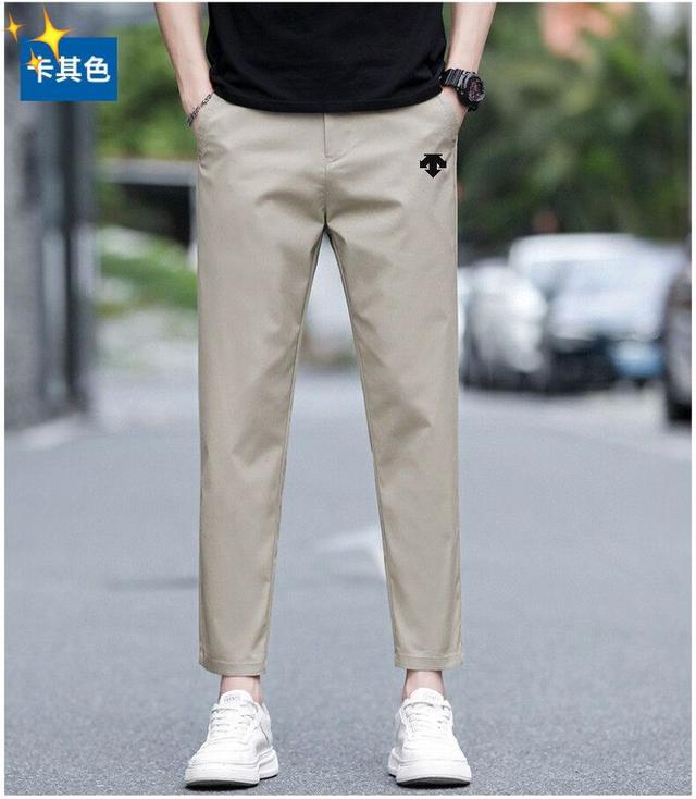 迪桑特短袖科技面料男子休闲圆运动圆领短袖 版型简洁帅气！