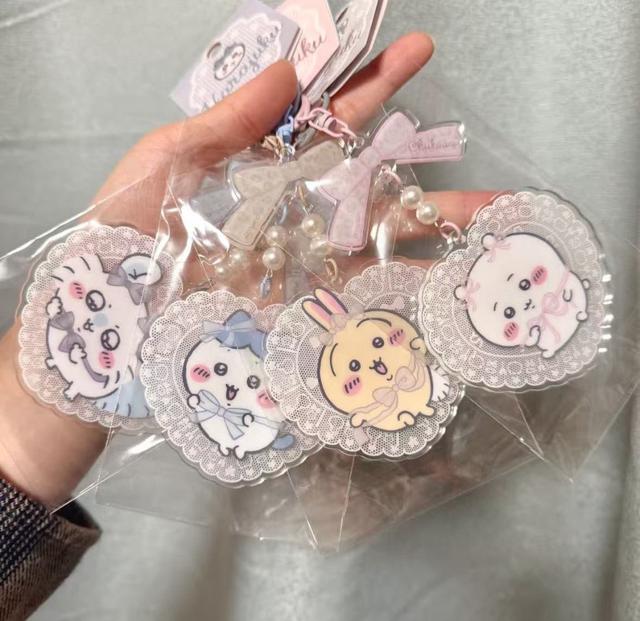 新款吉伊卡哇蕾絲蝴蝶結鑰匙扣(預購)