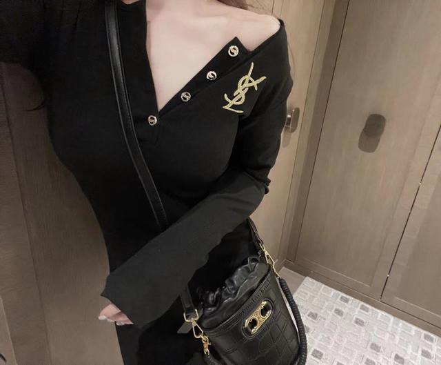 新款YSL修身連衣裙