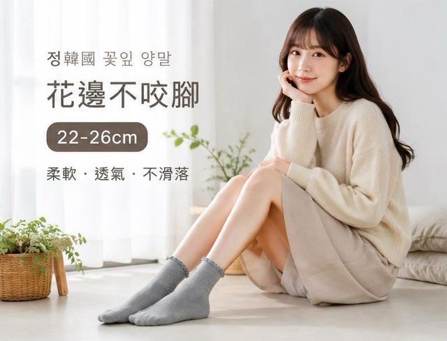 預購 正韓國 花邊中筒襪-8/12號中午12點結單