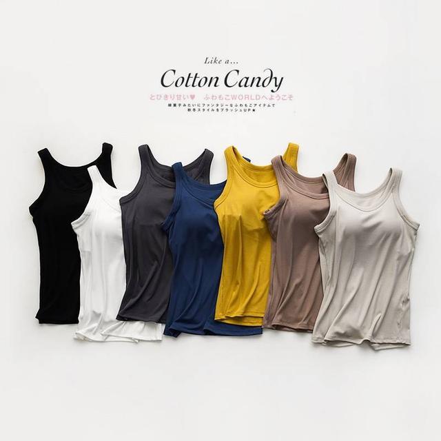 【預購】【0609結單】【批發】【第二團】小螺紋胸墊一體式背心