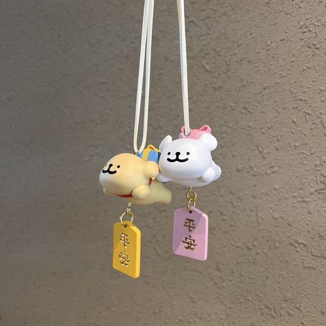 📌線條小狗造型汽車掛件