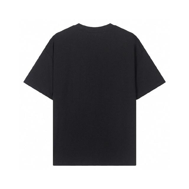 字母logo圆领短袖，高克重原版洗水面料，洗水完280g重