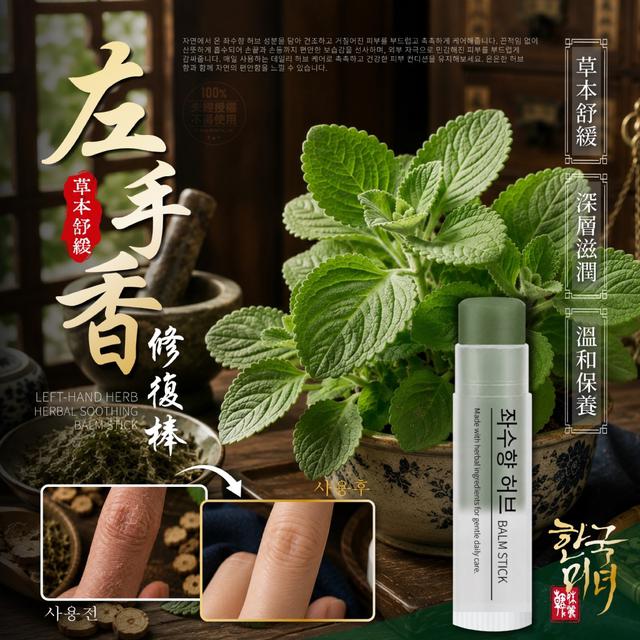 預購 한국미녀® 左手香草本舒緩修護棒 5ml-7/8號中午12點結單