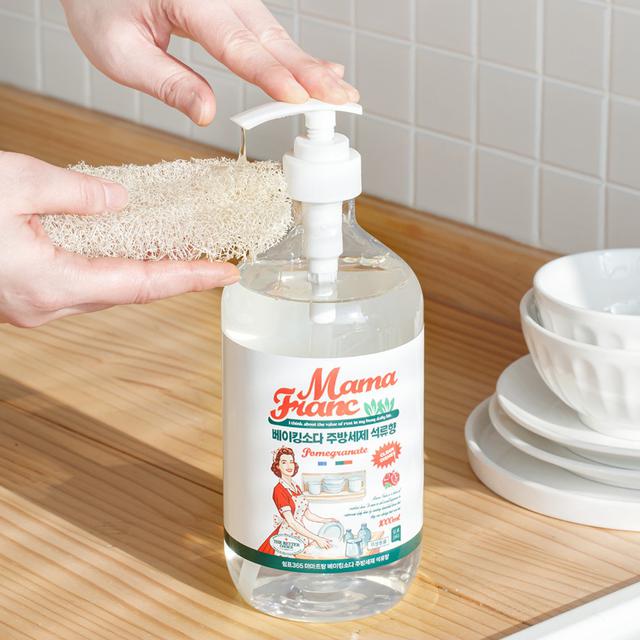 韓國merhent 365天媽媽激推1秒除油小蘇打石榴洗碗精1000ml(單瓶)