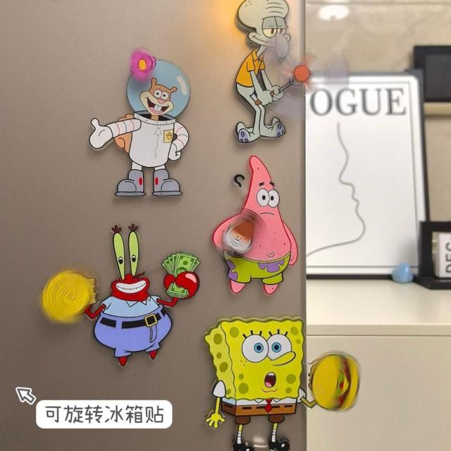 可愛海綿寶寶高顏值冰箱貼(預購)