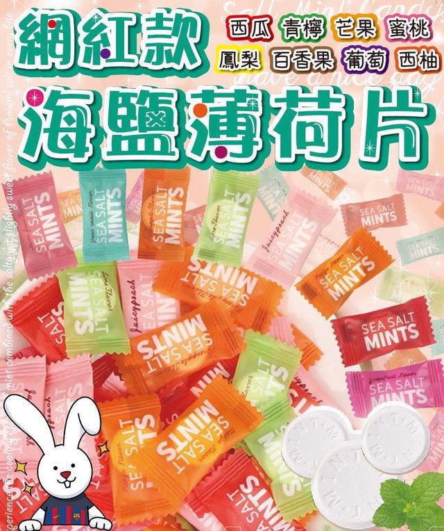 【預購商品】【0105結單】【批發】【第N團】網紅爆單款-海鹽薄荷片100g