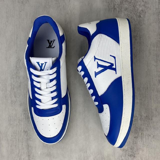 Louis Vuitton 23ss Rivoli 运动鞋为柔软牛皮革压印经典 Damier
