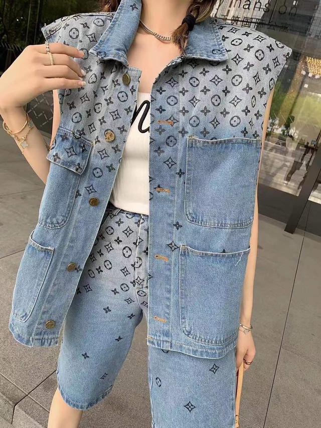 LV夏季牛仔套装