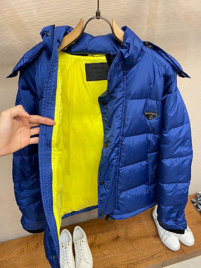 普拉达 ss24秋冬新款羽绒服外套 高端定制 内填充