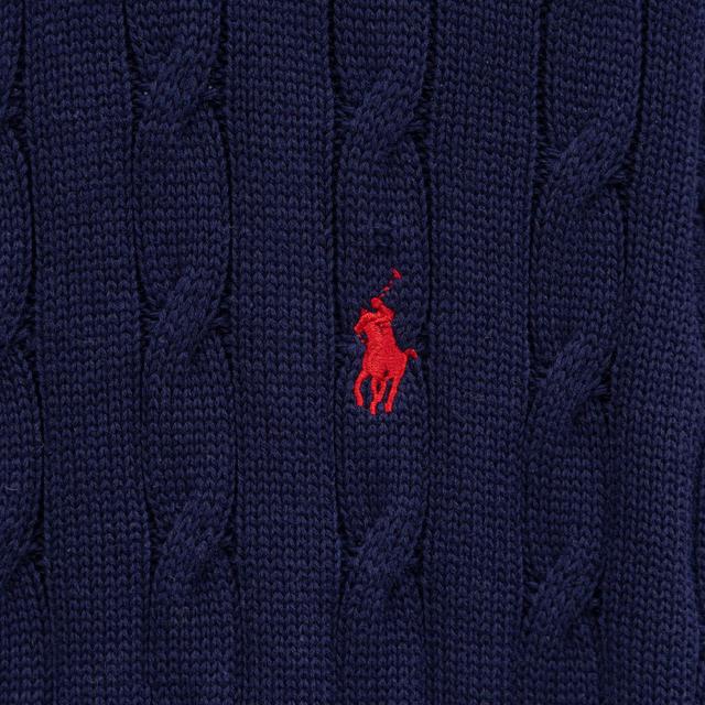 款式：拉夫劳伦 POLO Ralph Lauren小标刺绣针织老钱风拉链开衫外套