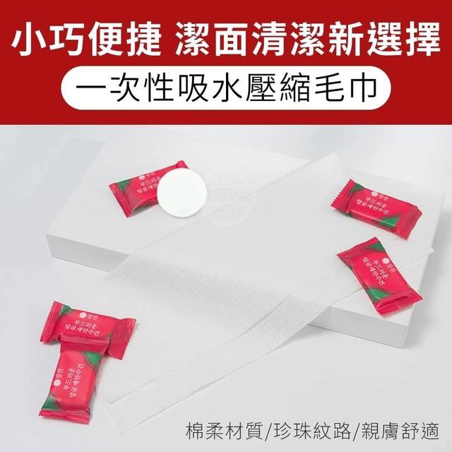 【廠商現貨供應中】【預購】【批發】小巧好攜帶-吸水壓縮毛巾100入