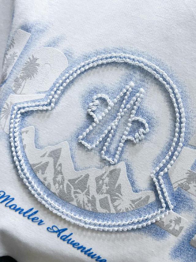 moncler  2025ss新款 半袖 体恤 短袖 圆领T恤，高端版本