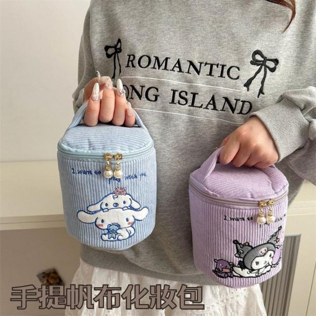 【預購商品】【0325結單】【批發】卡通手提帆布化妝包 260320-10