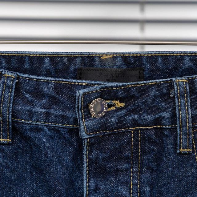 巴黎世家BLA手绘涂鸦牛仔长裤