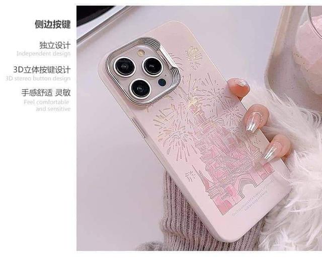 漸變夢幻城堡煙花手機殼（預購）