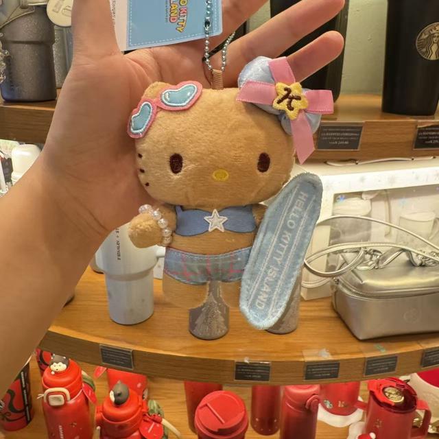 🏖️ Sanrio Hello Kitty 濟州限定毛絨吊飾 🇰🇷✨#01/10