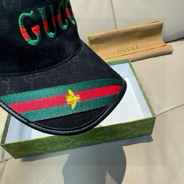 配盒子布袋，Gucci(古奇)新款原单棒球帽，1:1开模订制