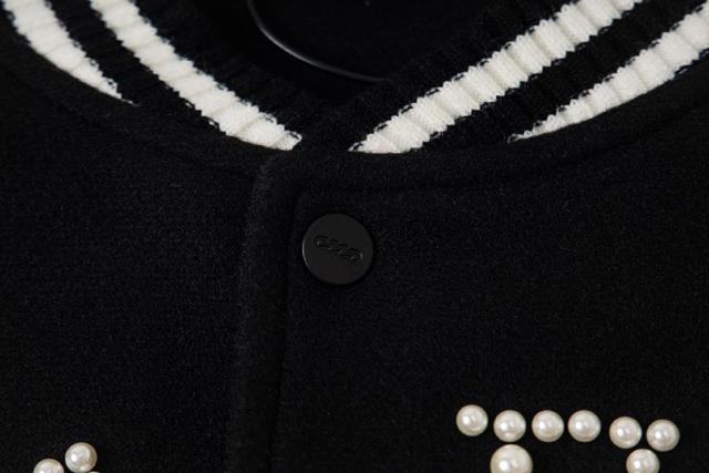 GOODBRAND新款胸前串珠字母刺绣情侣款休闲棒球服夹克外套