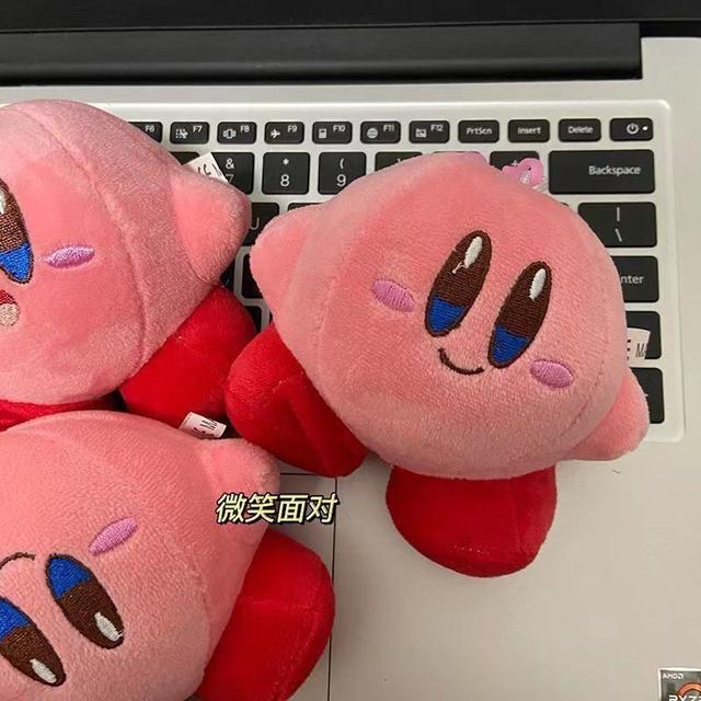 星之卡比毛絨公仔包包掛件(預購)