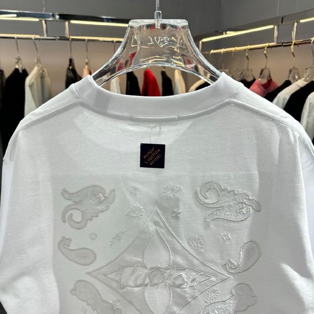 270克纯棉面料 彩拔印花➕战马刺绣 黑白 SMLXLXXL5个码