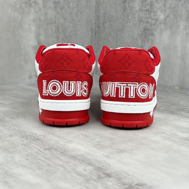 Louis*Vuitto* LV Trainer 最新走秀款 大底和面料私模 绝