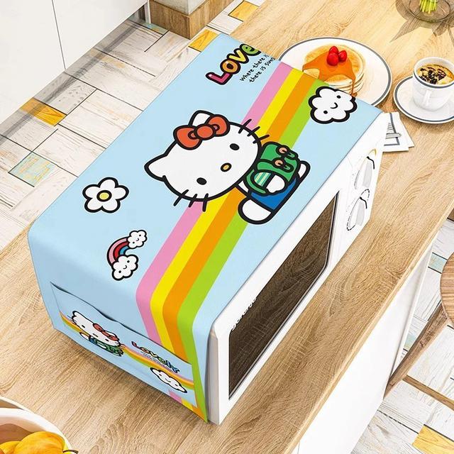 新款可愛KT微波爐烤箱帆布蓋罩(預購)