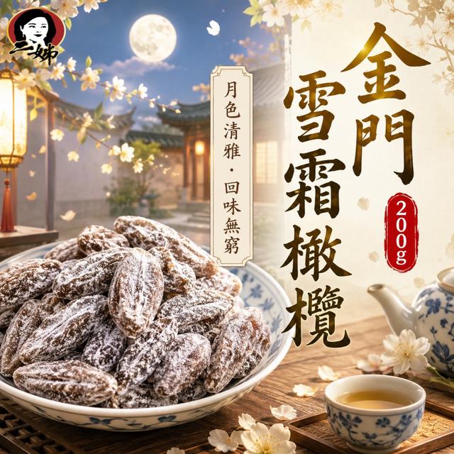 預購 二姊嚴選 金門雪霜橄欖200g -8/4下午3點收單