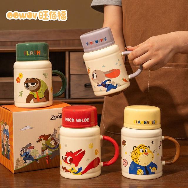 動物方程式高顏值帶蓋馬克杯(預購)