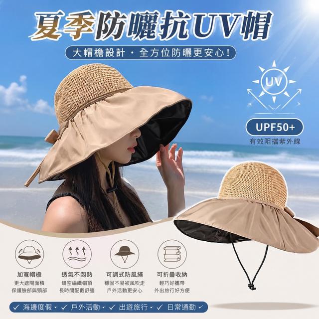 預購 夏季防曬抗UV帽-7/1號中午12點結單