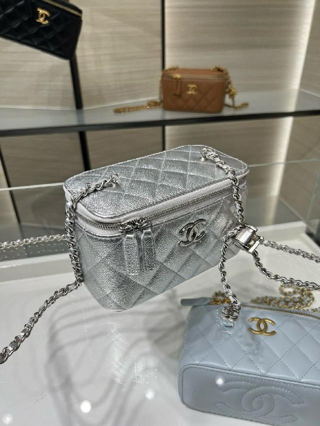 🌹Ohanel 25B新款 长款化妆盒子 双c扣