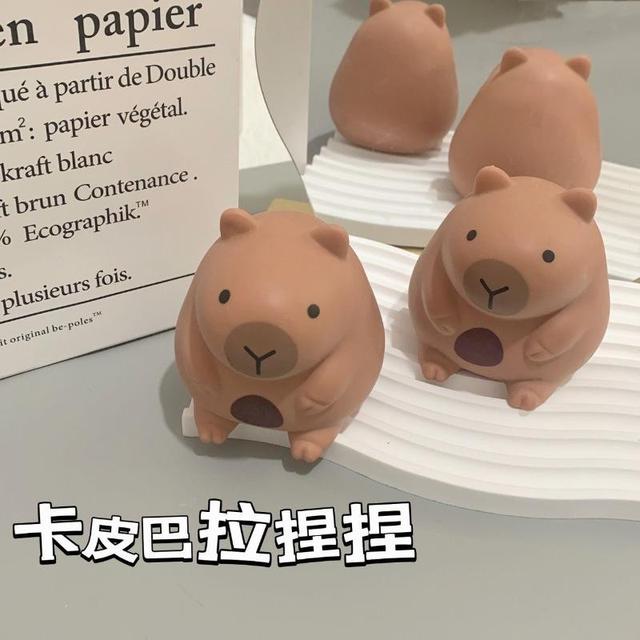 【長期團2024】【預購商品】【批發】卡皮巴拉解壓捏捏樂3隻 240525-13