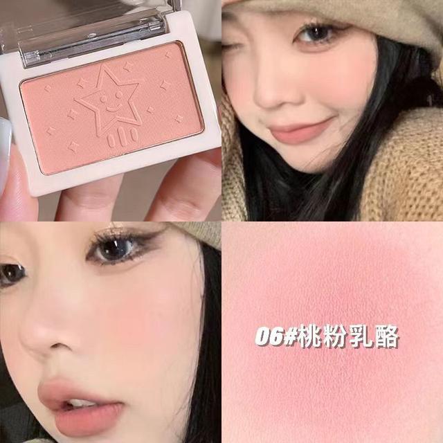 HISYI新款珠光帶閃啞光防水腮紅（預購）