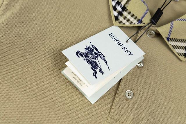 巴宝莉经典纯色战马logo刺绣春夏新款男士时尚短袖Polo衫