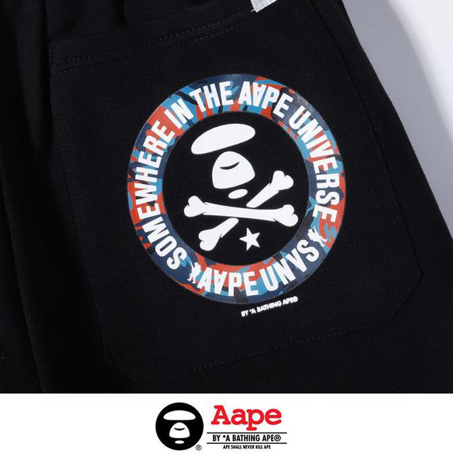 912猿人头AAPE宽松毛圈 休闲卫裤运动长裤 M L XL XXL  |