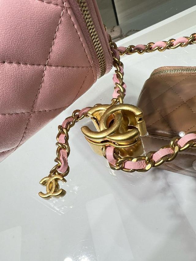 🌹Ohanel 25B新款 长款化妆盒子 双c扣