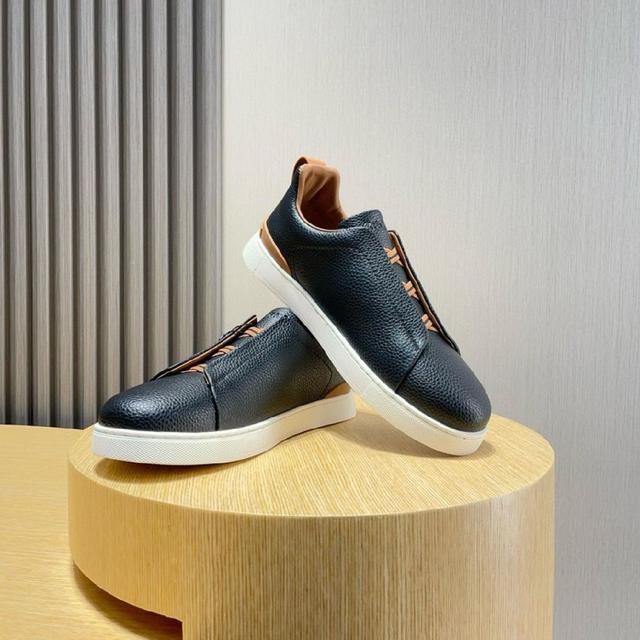 Zegna杰尼亚】专柜经典休闲鞋，以细节和创造力赢