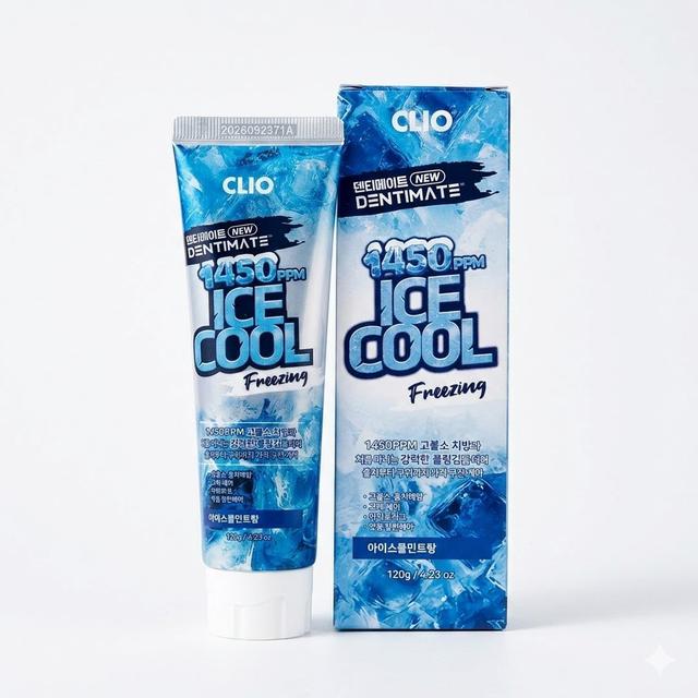 韓國CLIO極凍薄荷護理牙膏120g/條#05/04