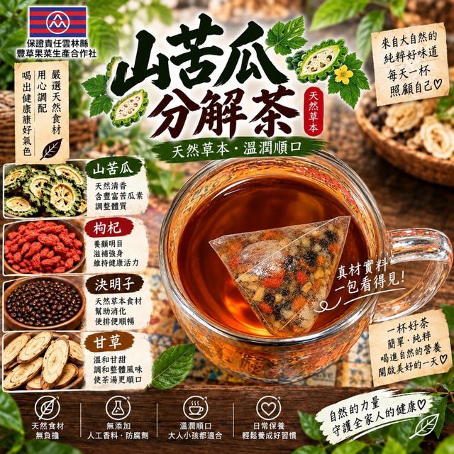 預購 山苦瓜分解茶 12入/包-10/7號中午12點結單