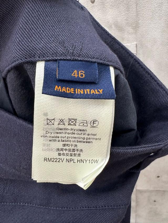 LOUIS VUITTON 路易威登2025ss新款Logo提花松紧中腰直筒休闲短裤