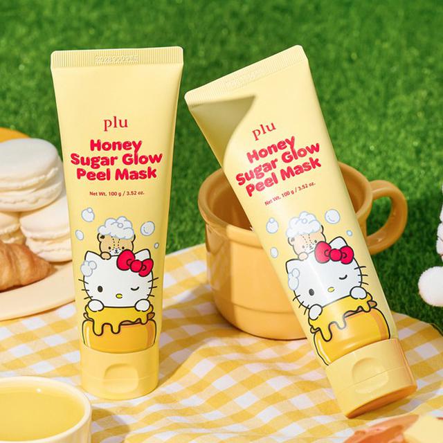 韓國plu x Kitty 蜂蜜臉部磨砂膏 100g#12/14