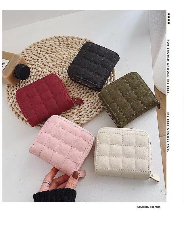 【預購商品】【1013結單】【批發】格紋短版豆腐錢包 251010-05