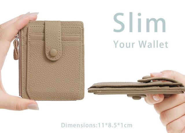 高CP值極致輕薄收納力滿分日式高質感真皮小錢包#07/29