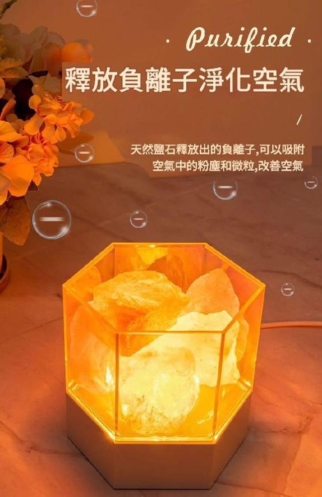 G3505-LED招財淨化喜馬拉雅鹽燈小夜燈
